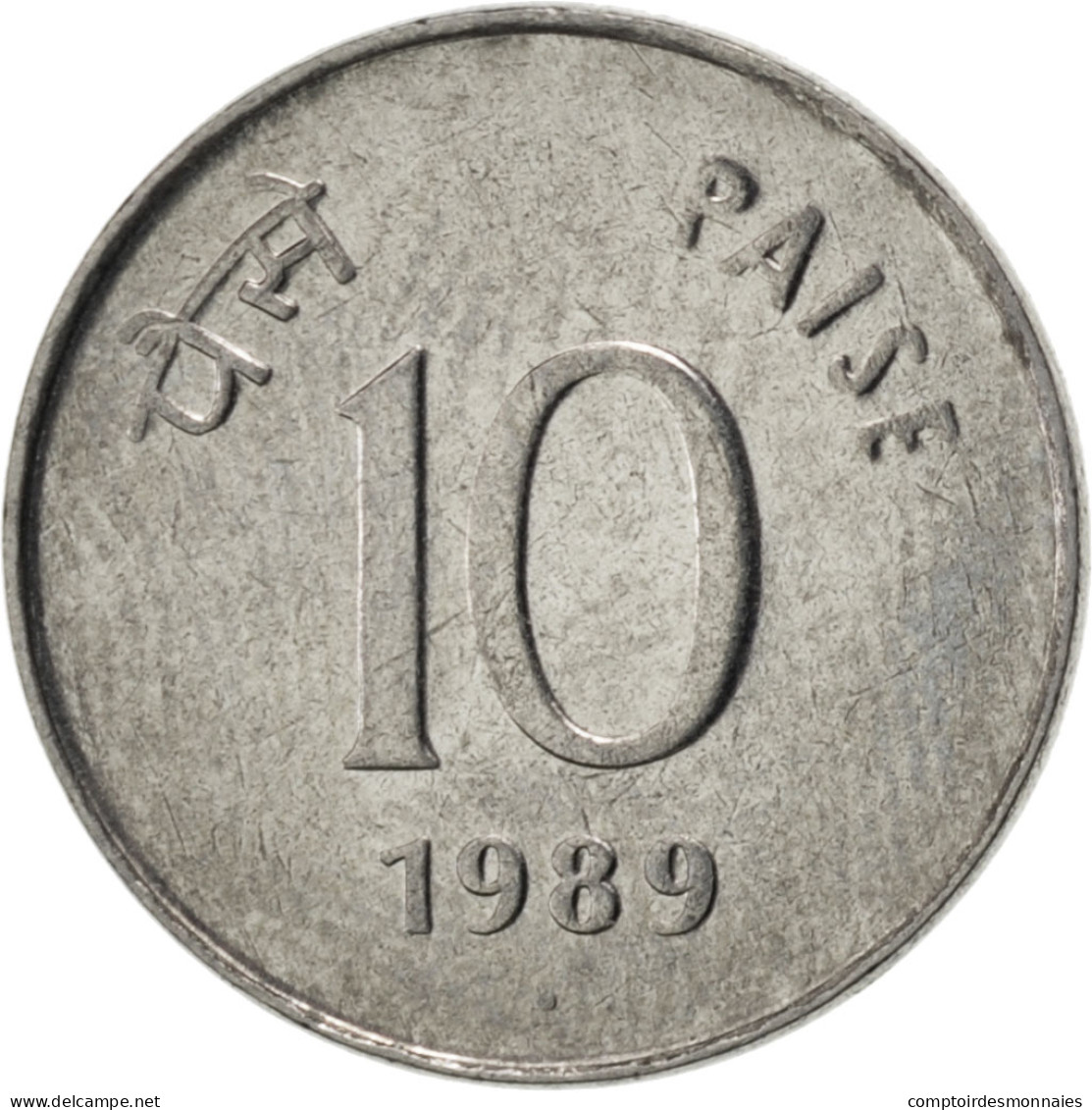 Monnaie, INDIA-REPUBLIC, 10 Paise, 1989, SUP, Stainless Steel, KM:40.1 - India