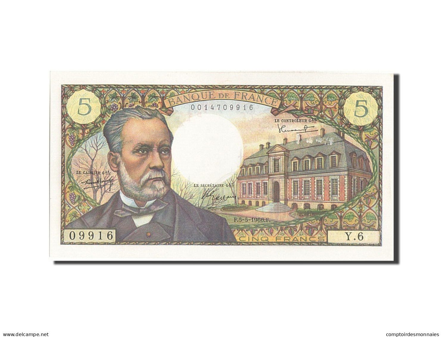 Billet, France, 5 Francs, 5 F 1966-1970 ''Pasteur'', 1966, 1966-05-05, NEUF - 5 F 1966-1970 ''Pasteur''