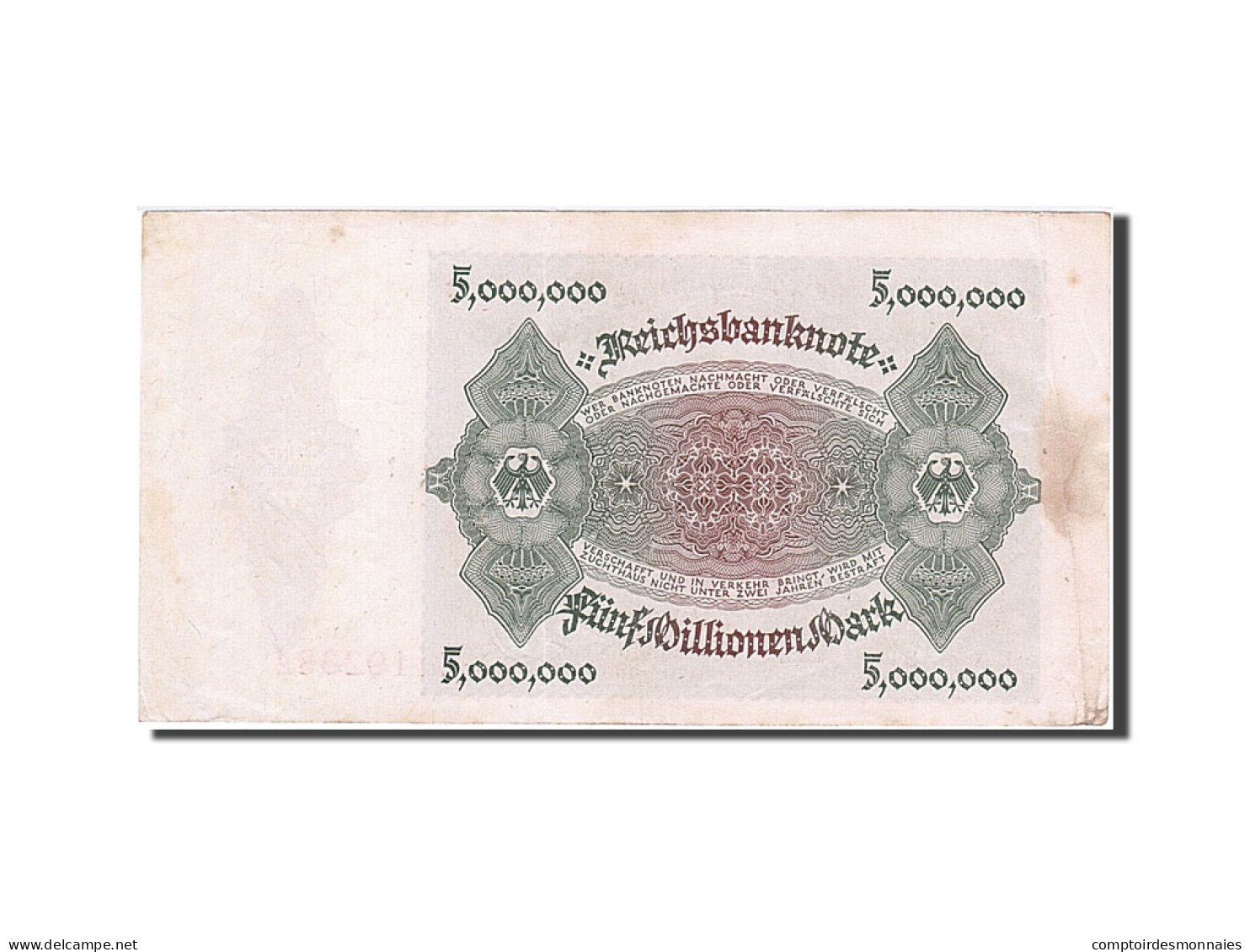 Billet, Allemagne, 5 Millionen Mark, 1923, 1923-06-01, SUP - 5 Mio. Mark