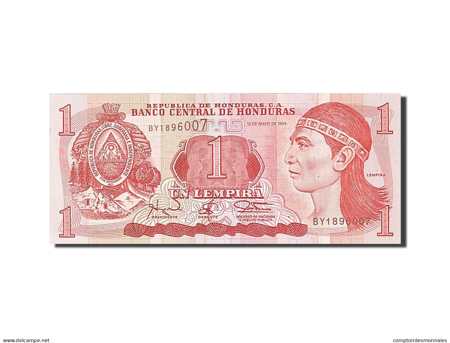 Billet, Honduras, 1 Lempira, 1994, 1994-05-12, SPL - Honduras