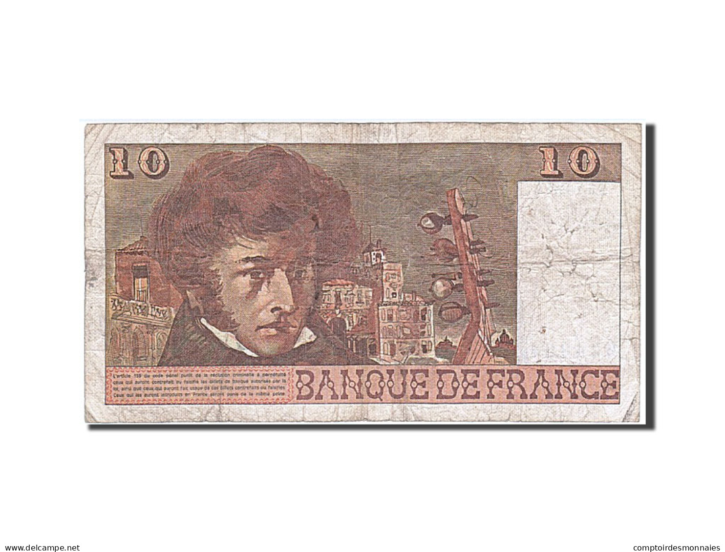 Billet, France, 10 Francs, 10 F 1972-1978 ''Berlioz'', 1978, 1978-07-06, B - 10 F 1972-1978 ''Berlioz''