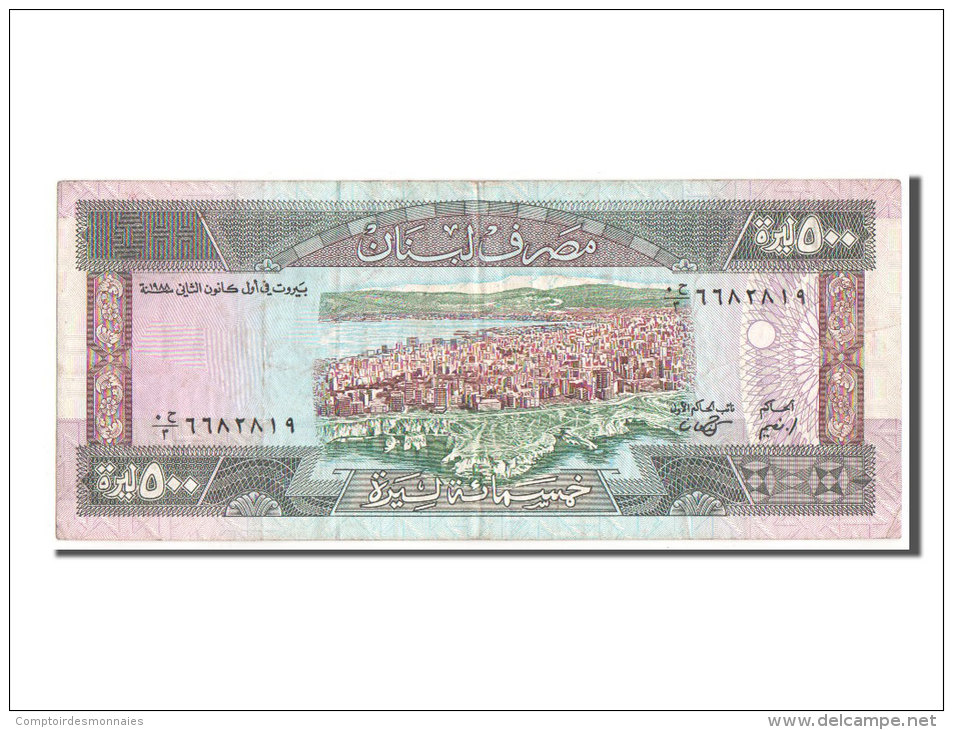 [#350326] Liban, 500 Livres Type 1988, Pick 68 - Liban