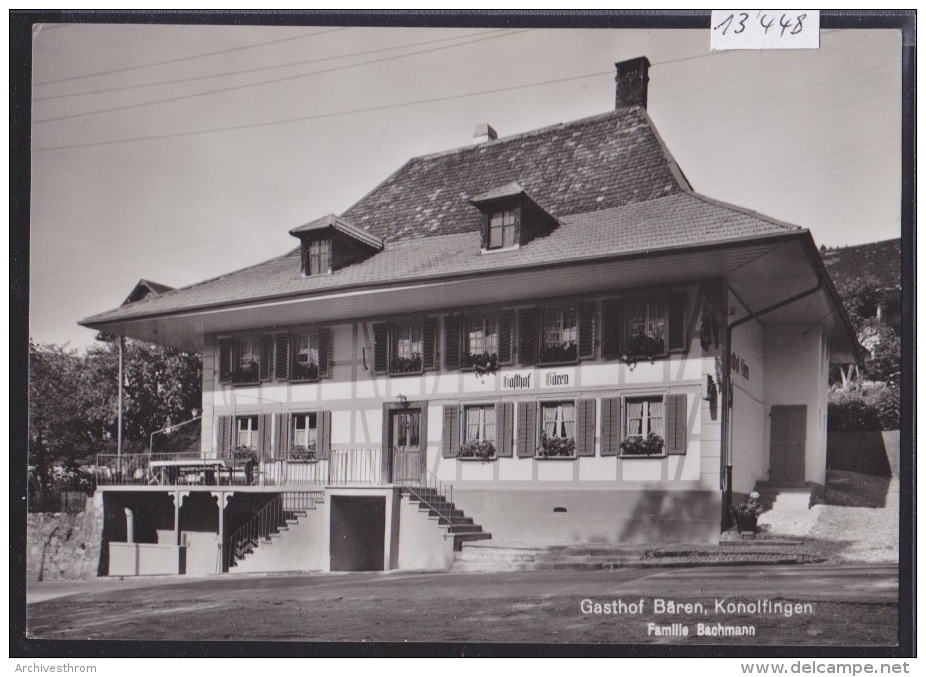 Konolfingen Gasthof Bären - Familie Bachmann  /Gr. 10 / 15 (13´448) - Konolfingen