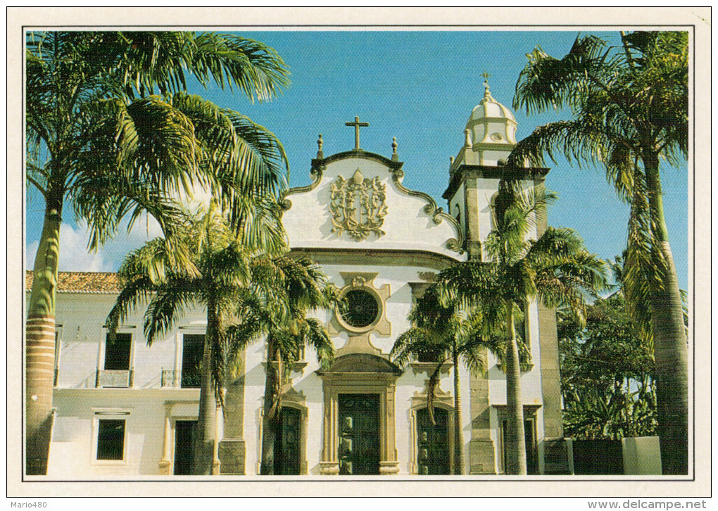 BRASILE  OLINDA:  IL MONASTERO  DI  SAO  BENTO      (NUOVA  CON DESCRIZIONE DEL SITO SUL RETRO) - Salvador De Bahia