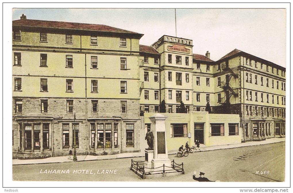 RB 1036 -  Postcard - Laharna Hotel - Larne - Antrim Ireland - Antrim