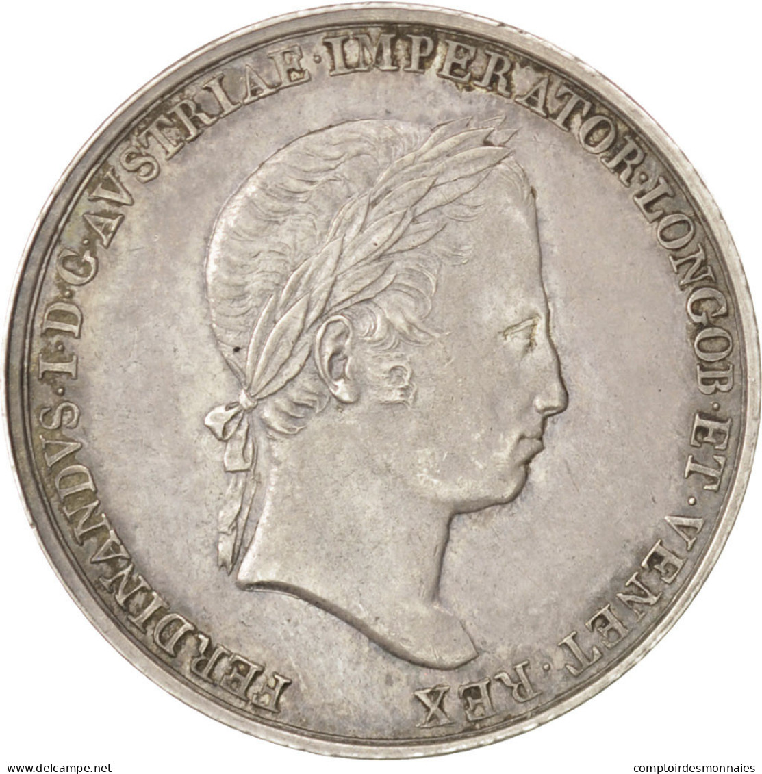 Monnaie, Italie, 1 Lira, 1838, SUP, Argent - Lombardie-Vénétie