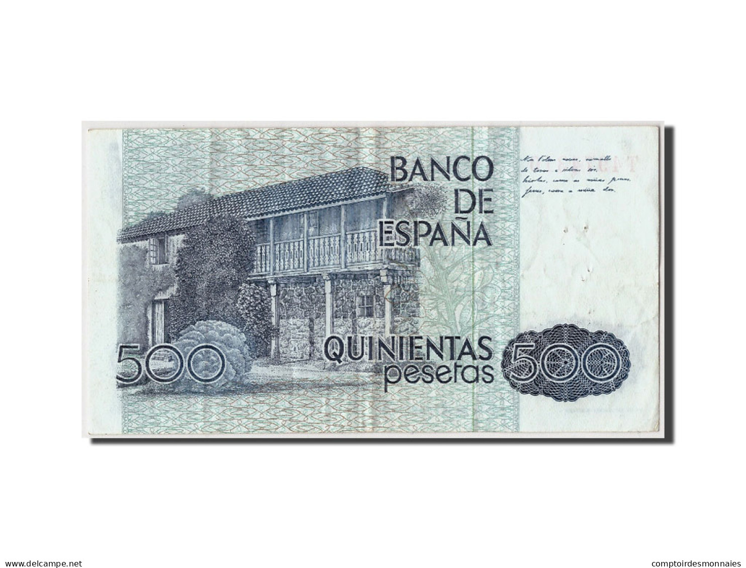 Billet, Espagne, 500 Pesetas, 1979, 1979-10-23, TTB - [ 4] 1975-… : Juan Carlos I