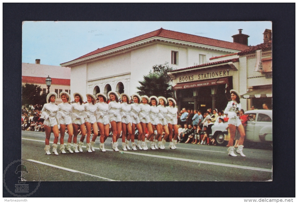 Vintage USA Postcard - California - Parade Time In Santa Barbara - 1964 - Santa Barbara