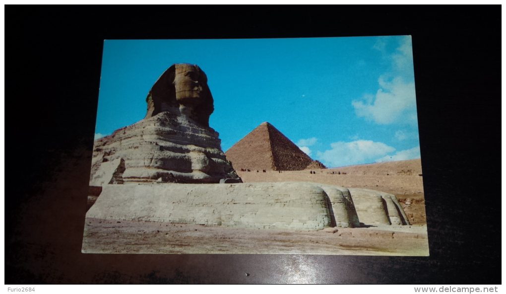 C-36093 GIZA THE SPHINX AND THE PYRAMID OF CHEOPS - Gizeh
