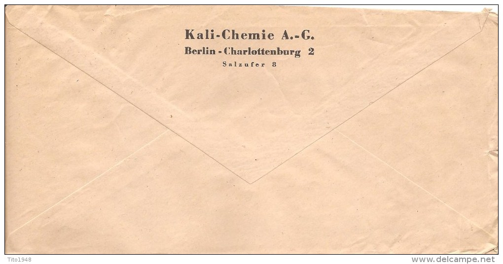 1955 Deutschland, Brief, Berlin, Luftpost, Mi 125 Siehe Scans! - Sonstige & Ohne Zuordnung