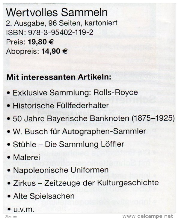 Sammel-Magazin Wertvolles Sammeln # 2/2015 Neu 15€ MICHEL Luxus Information Of The World New Special Magacine Of Germany - Colecciones
