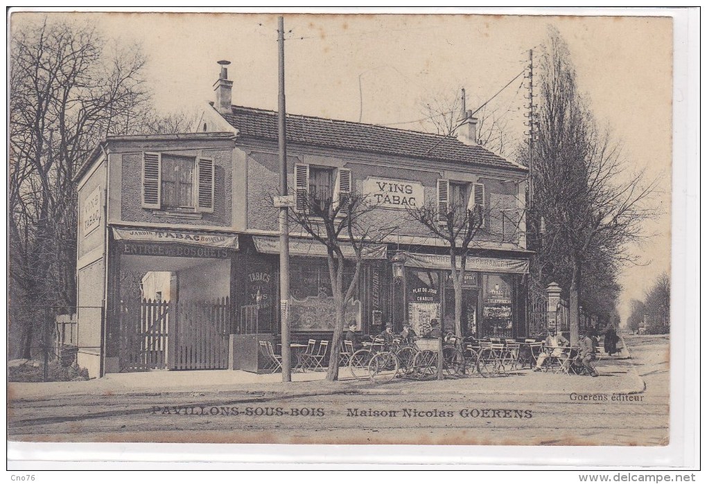 Pavillons Sous Bois Maison Nicolas Goerens Vins Tabac - Les Pavillons Sous Bois