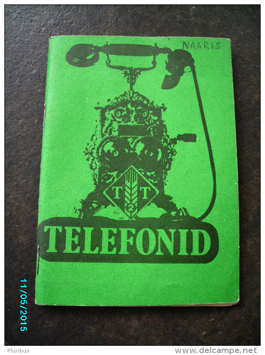 1980 ESTONIA  TALLINN  FOOD MARKET SYSTEM TELEPHONE DIRECTORY - Pratique