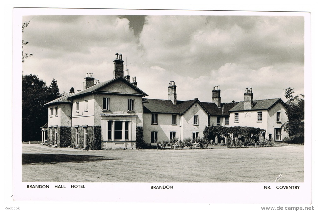 RB 1037 -  Real Photo Postcard - Brandon Hall Hotel - Near Coventry - Warwickshire - Coventry