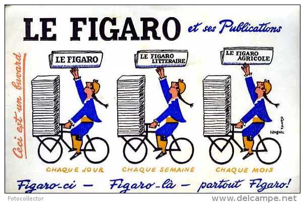 Buvard Le Figaro Par Savignac - F