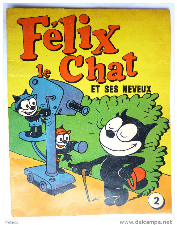 FELIX LE CHAT ET SES NEVEUX - A HOLLYWOOD - éd AZUR  - Juin 1960  Enfantina - Félix Le Chat