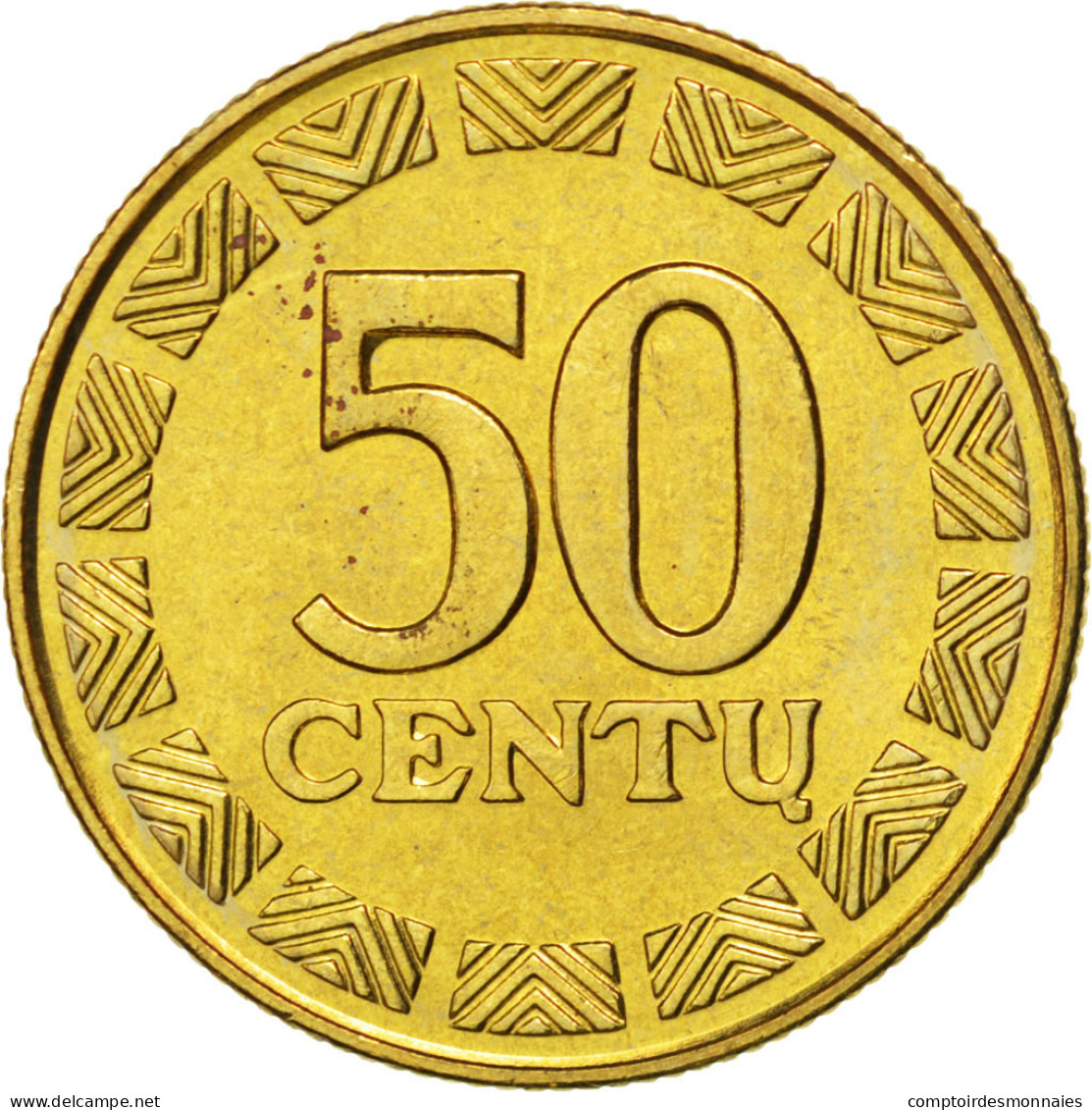 Monnaie, Lithuania, 50 Centu, 1997, SPL, KM:108 - Litouwen