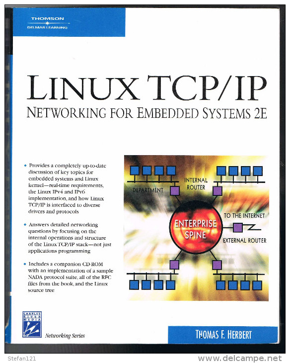 Linux TCP/IP - Networking For Embedded Systems 2 E - 2007 - Thomas F. Herbert - 628 Pages 23,5 X 18,8 Cm - Bouwkunde