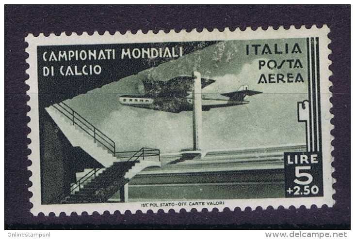 Italia: 1934 Sa Nr  A71   Mi Nr 486 MH/* - Poste Aérienne