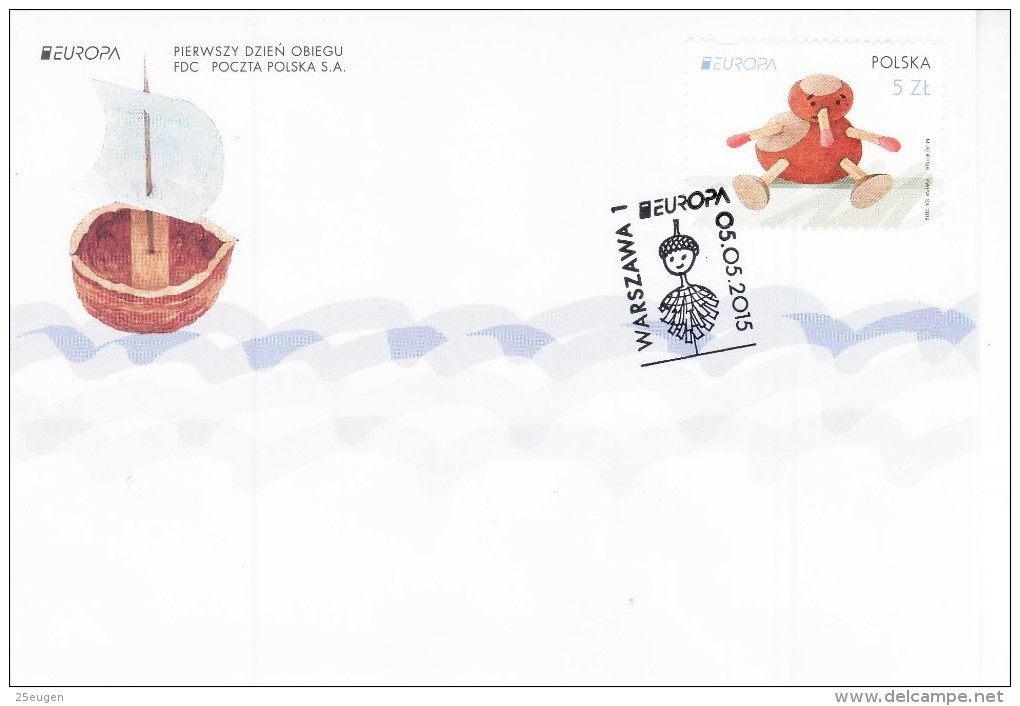 POLAND 2015 EUROPA CEPT FDC - 2015