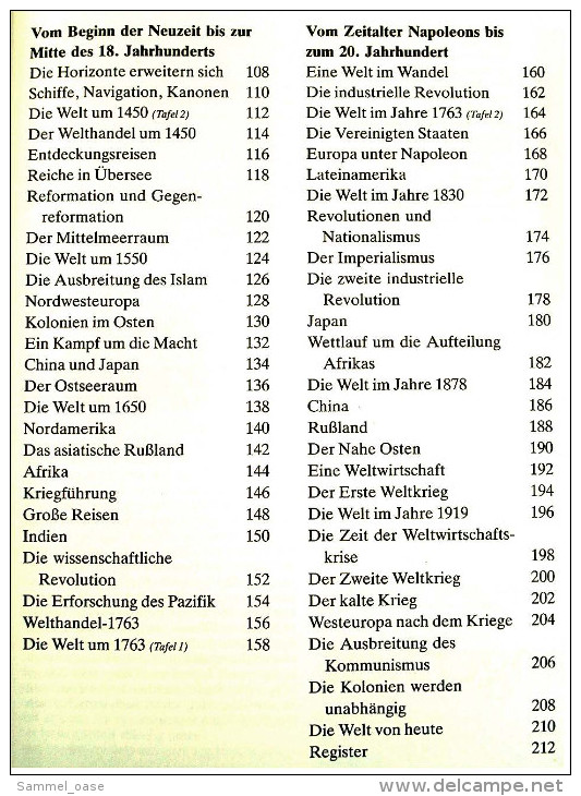 Bildband Großformat - Atlas Der Geschichte - Von Den Anfängen Bis Zum 20. Jahrhundert - Delphin Verlag M. Illustrationen - Chronicles & Annuals