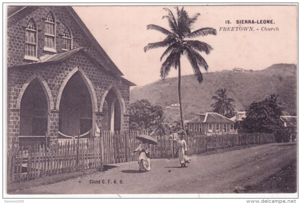 19- Sierra-Leone - FREETOWN - Church - Ed. C.F.A.O. - Sierra Leone