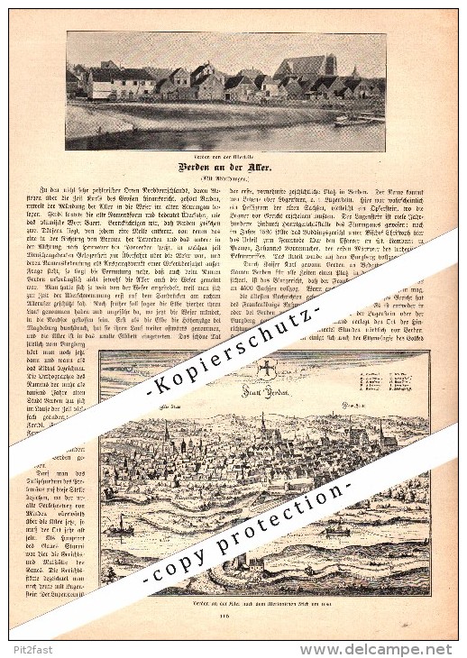 Original Zeitungsbericht - 1905 - Verden An Der Aller !!! - Verden