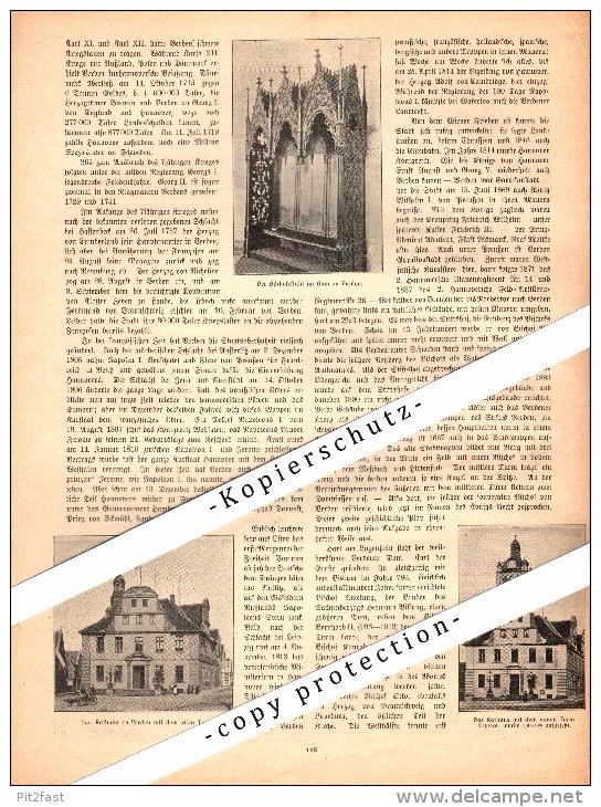 Original Zeitungsbericht - 1905 - Verden An Der Aller !!! - Verden