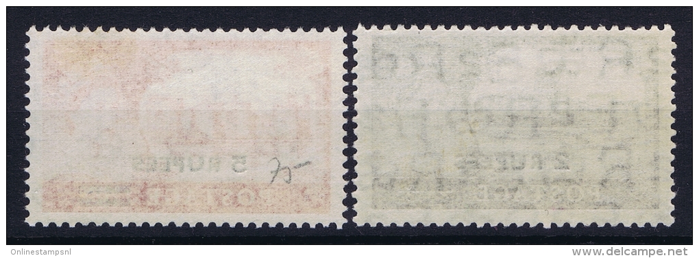 Oman British Postal Agencies , 1955 SG. 56 - 57 , Mi 56 - 57 MNH/** - Oman