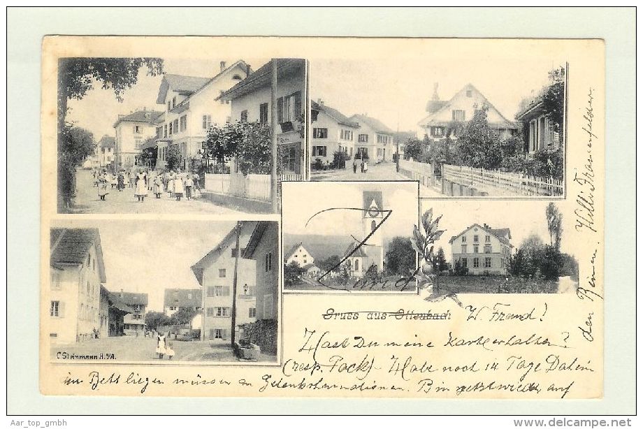 AK ZH Ottenbach 1904-01-22 Foto C. Steinmann - Ottenbach