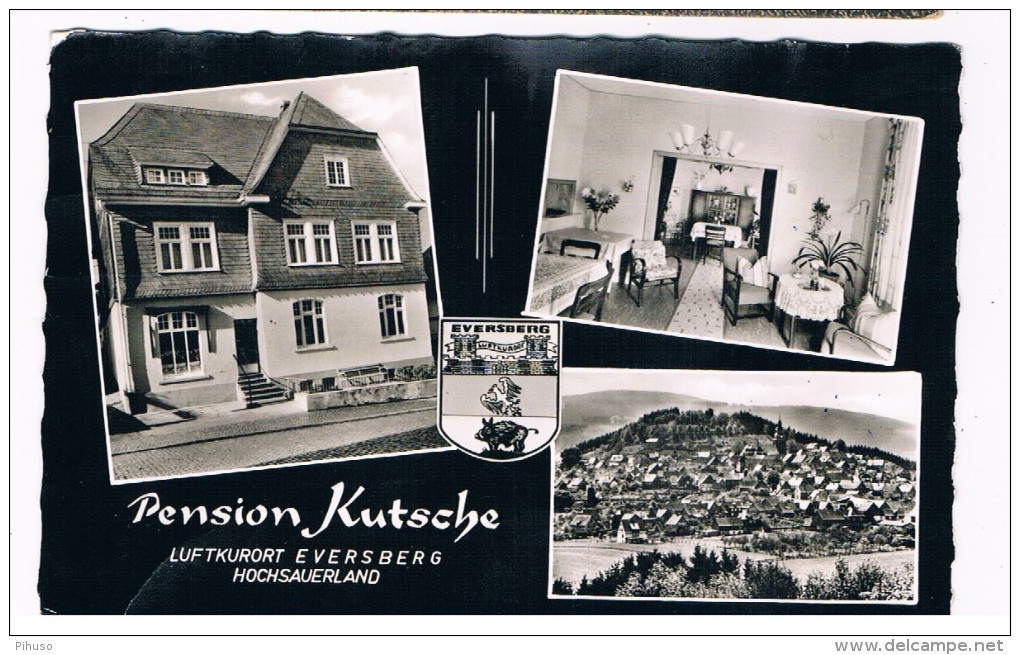 D5252     EVERSBERG : Pension Kutsche - Meschede