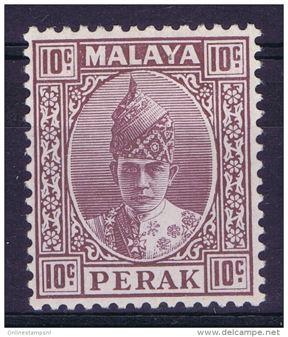 Malaya Perak  Mi Nr  65  SG  112 MH/*  1938 - Perak