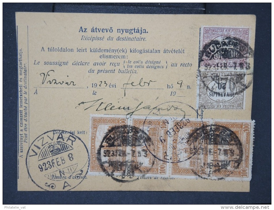HONGRIE - Détaillons Collection De Bulletins  D Expéditions  - Colis Postaux  - A Voir - Lot N° P5441 - Paquetes Postales