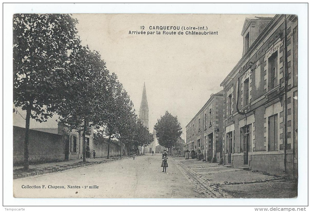 Carquefou - Arrivée Par La Route De Châteaubriand - Carquefou