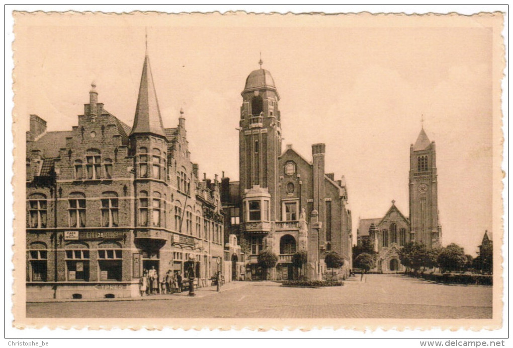 Warneton, Hotel De Ville Et Eglise (pk20310) - Comines-Warneton - Komen-Waasten