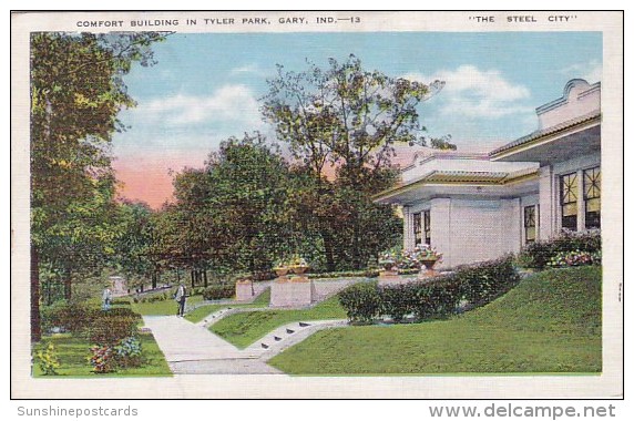 Comfort Building In Tyler Park Gary Indiana 1937 - Gary