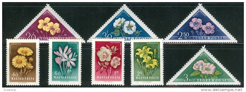 HUNGARY-1958. Flowers Cpl.Set MNH!!! - Ungebraucht