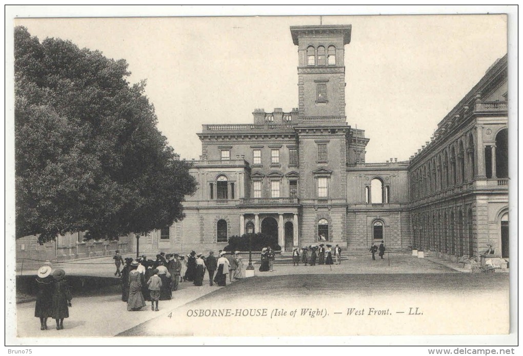 OSBORNE-HOUSE - West Front - LL 4 - Cowes