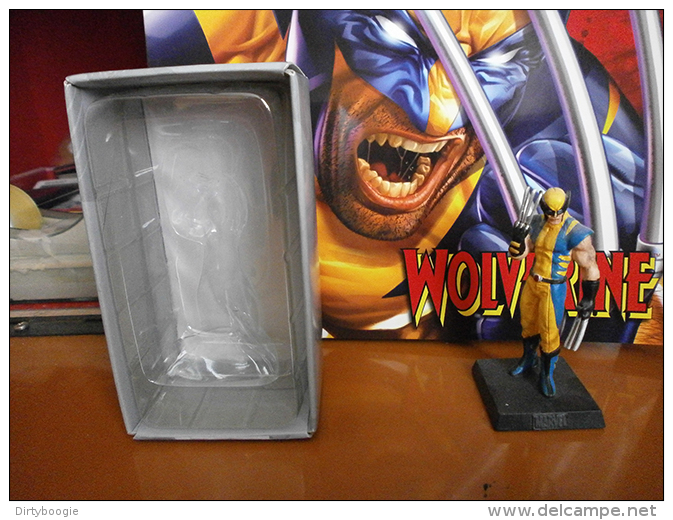 FIGURINE METAL WOLVERINE Avec Sa Boîte Et Son Fascicule - MARVEL -EAGLEMOSS - Statues - Metal