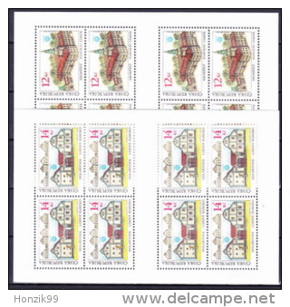 ** Tchéque République 2001 Mi Klb. 303-4, (MNH) - Blocks & Sheetlets