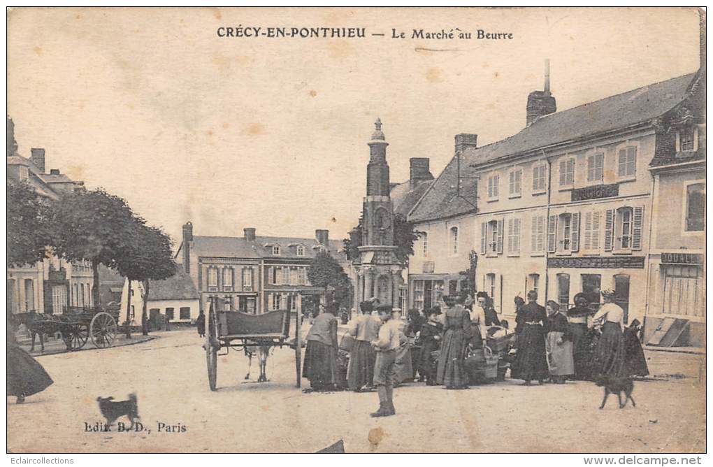 Crécy En Ponthieu       80        Le Marché Au Beurre - Crecy En Ponthieu