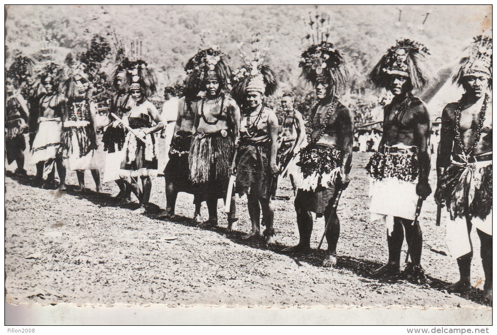 CPSM  Samoa - Missions Maristes D´Océanie. Danseurs Samoans - Carte Dentelée - Samoa