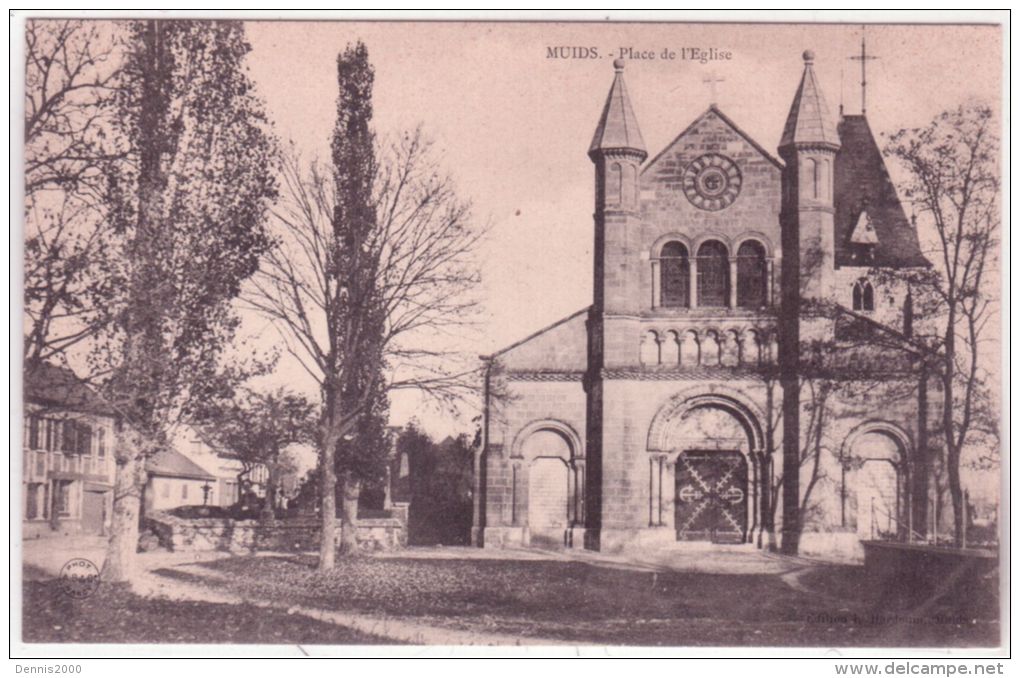 - MUIDS - Place De L'Eglise  - Ed. Hardouin - Muids