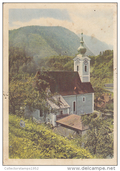 20513- HIEFLAU- CHURCH PANORAMA - Hieflau