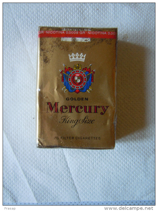 Pacchetto  Di Sigarette   -   MERCURY     - Cigarette Package  NEW-NUOVO - Zigarettenhalter U. -spitzen