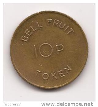 JETON BELL FRUIT , 10 P , TOKEN - Professionnels/De Société