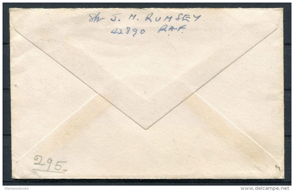 1945 Iceland RAF Post Office 001 Fieldpost Cover -  Kew, Surrey, England - Briefe U. Dokumente