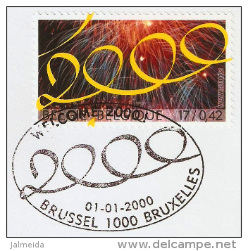 Belgium – 2000 – FDC – Welcome 2000 - Unclassified