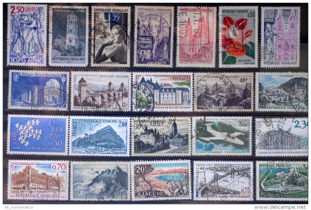 France- Lot Stamps (ST115) - Colecciones Completas