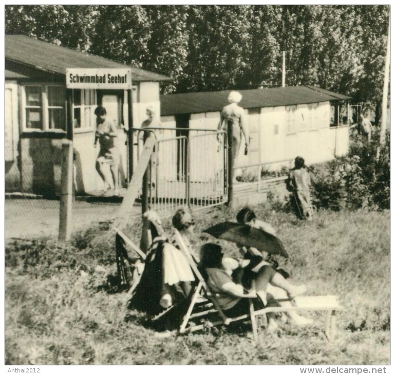 Schwimmbad Seehof Kreis Schwerin Rutsche Freibad Sw 23.8.1976 - Schwerin